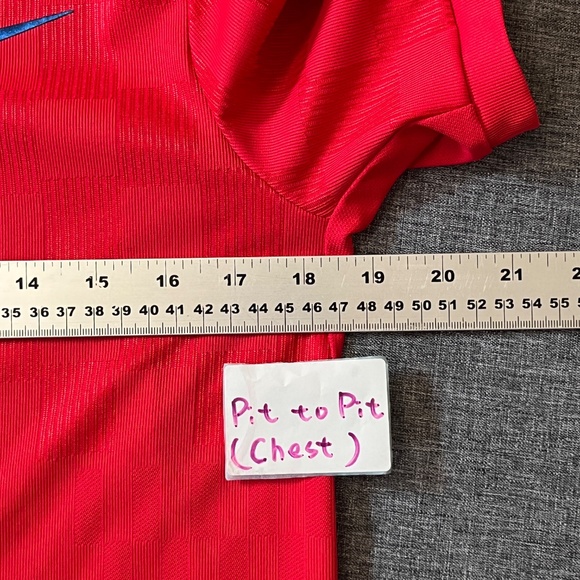 Nike Dry Fit Performance Golf Henley Shirt - Men's Size M - Red - Picture 7 of 9